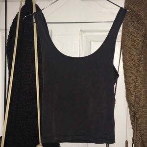 Cotton stretchy small crop top